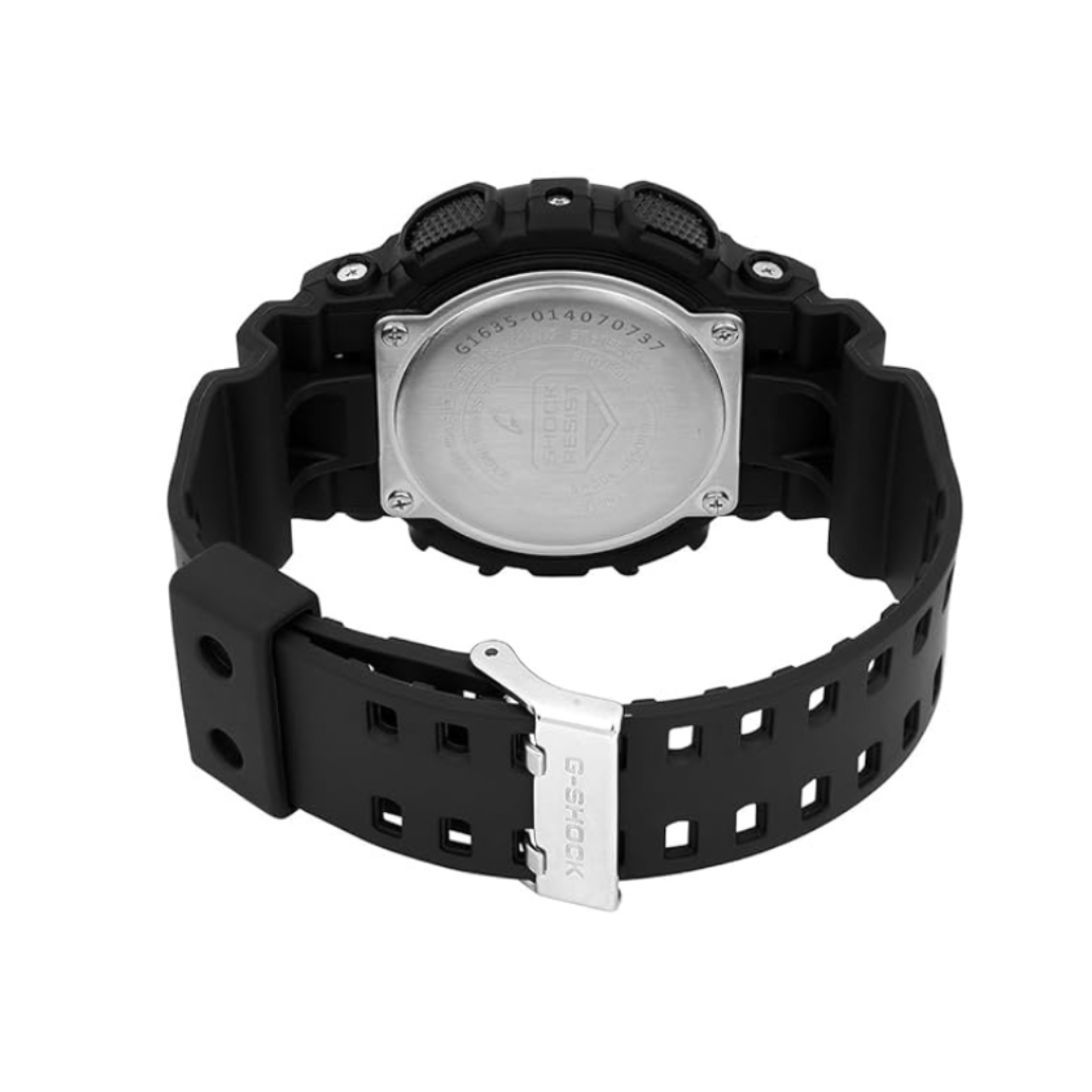 Casio GA-100WD-1ADR G1635 | G-Shock Men Quartz White Dial Analog-Digital Resin Watch