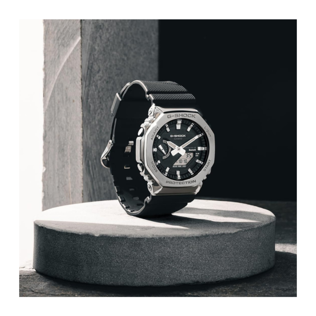 Casio GBM-2100-1ADR G1581 | G-Shock Men Quartz Black Dial Analog-Digital Resin Watch