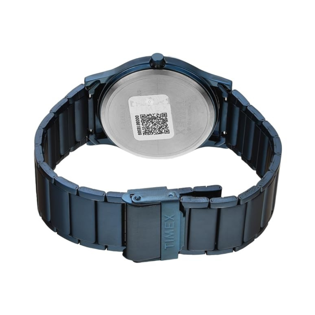 Timex TW000R460 | Trendline Men Quartz Blue Dial Analog Stainless Steel Watch