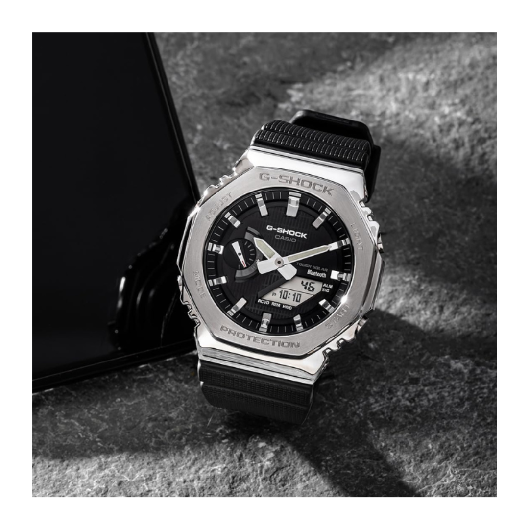 Casio GBM-2100-1ADR G1581 | G-Shock Men Quartz Black Dial Analog-Digital Resin Watch
