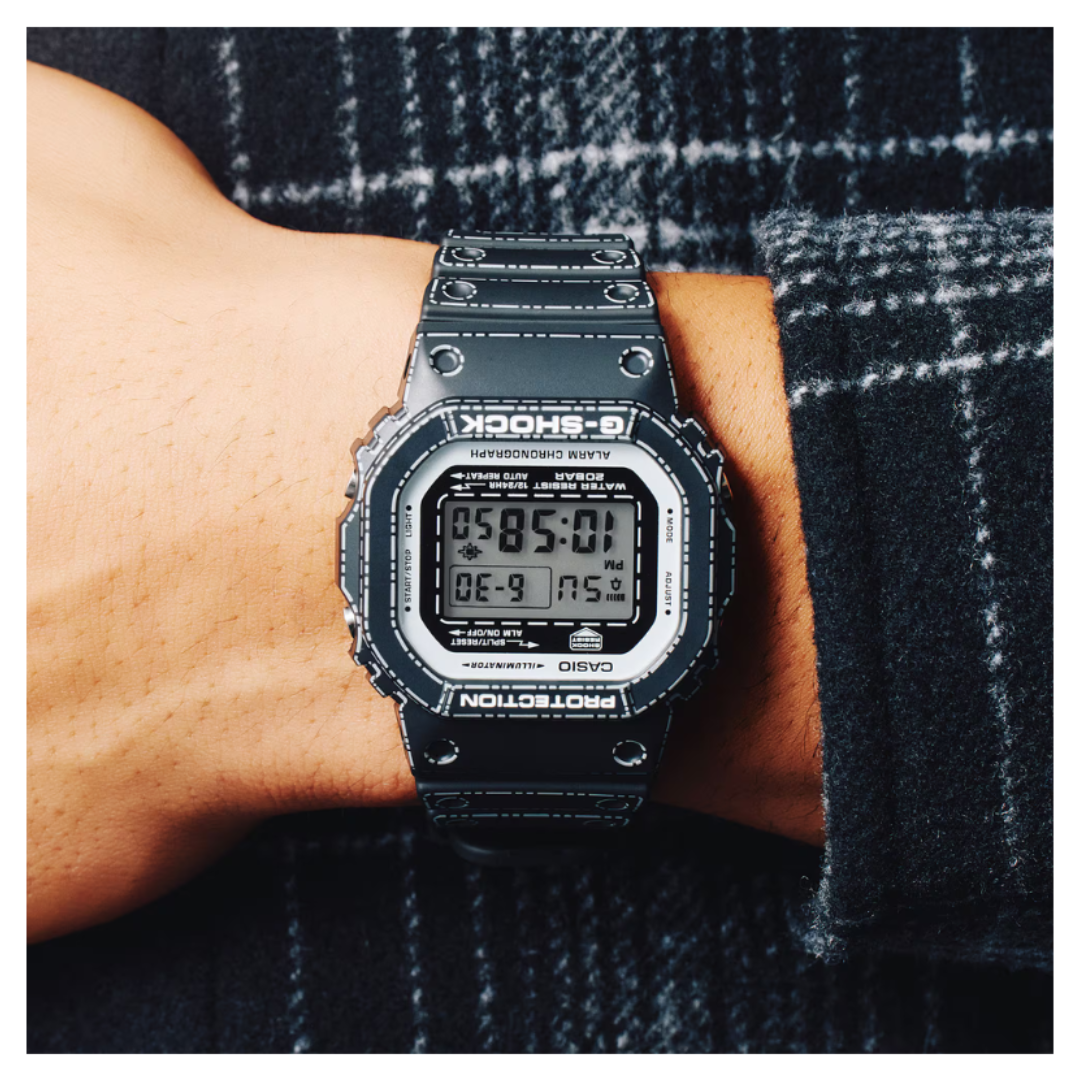 Casio DW-5600RGM-1DR G1746 | Men Quartz Black Dial Digital Resin Watch.