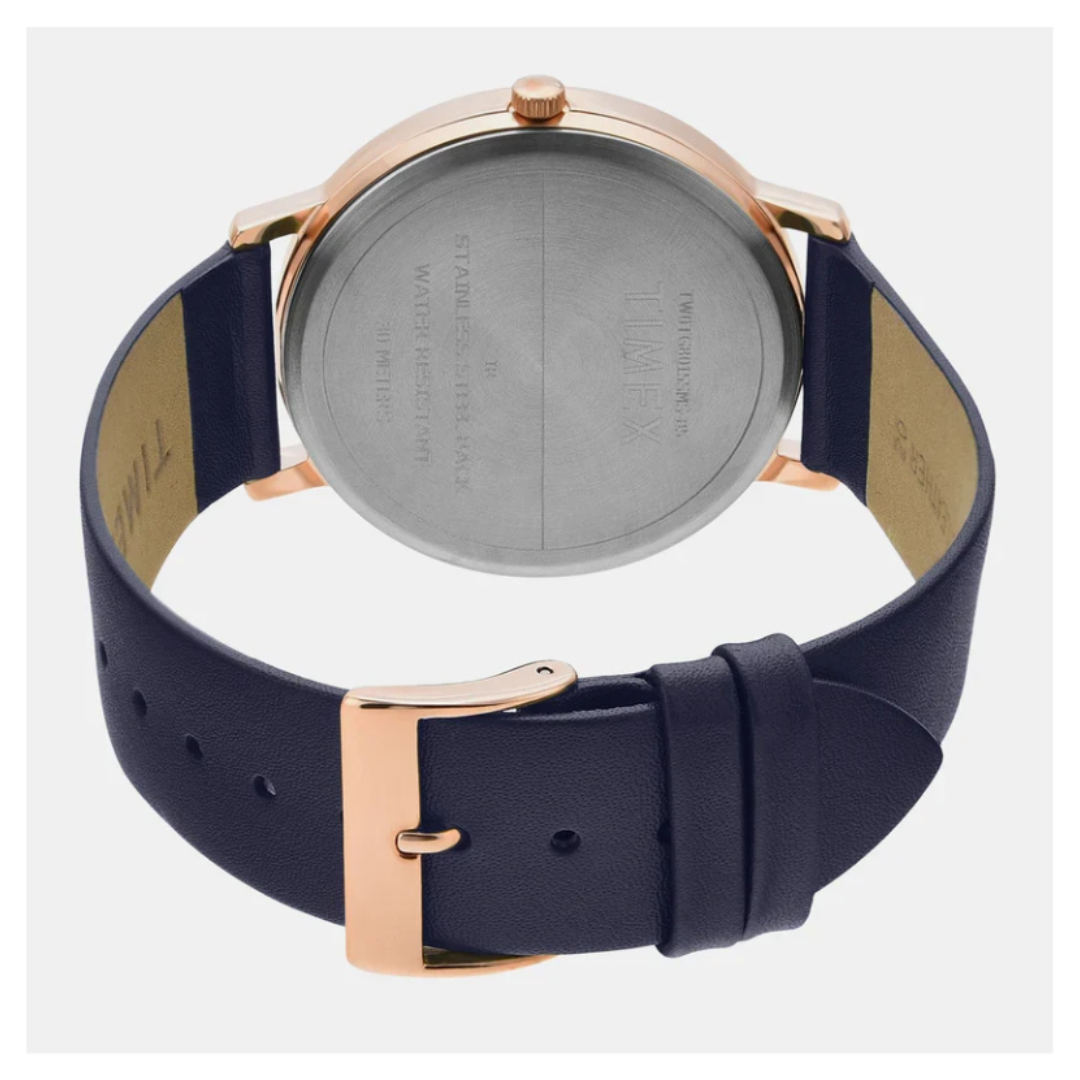 Timex TW0TG8015 | Trendline Men Quartz Dial Analog Leather Watch.
