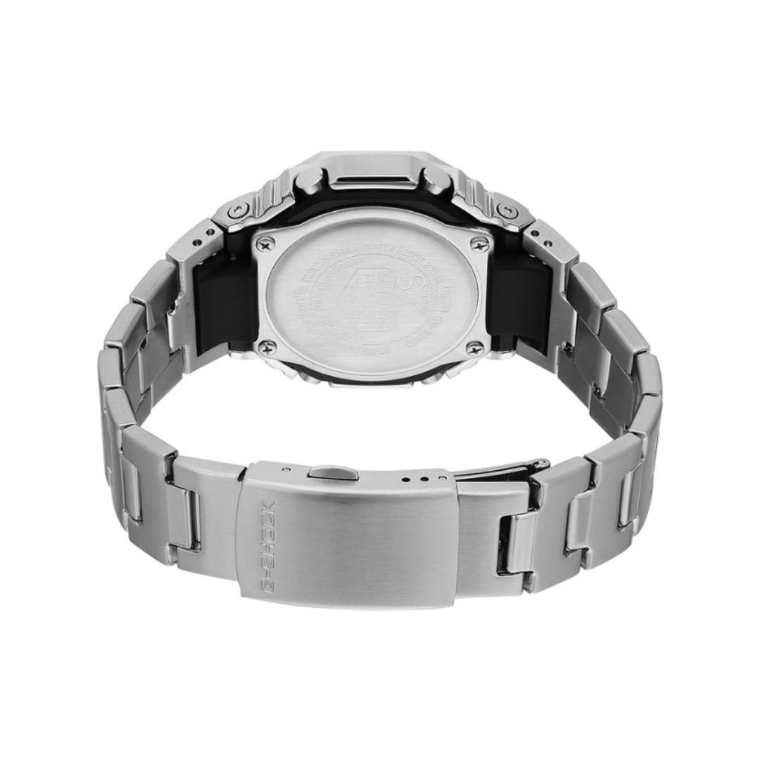 Casio GM-2110D-2ADR G1613 | G-Shock Men Quartz Blue Dial Analog-Digital Stainless Steel Watch