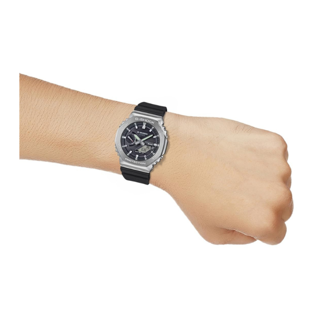 Casio GBM-2100-1ADR G1581 | G-Shock Men Quartz Black Dial Analog-Digital Resin Watch