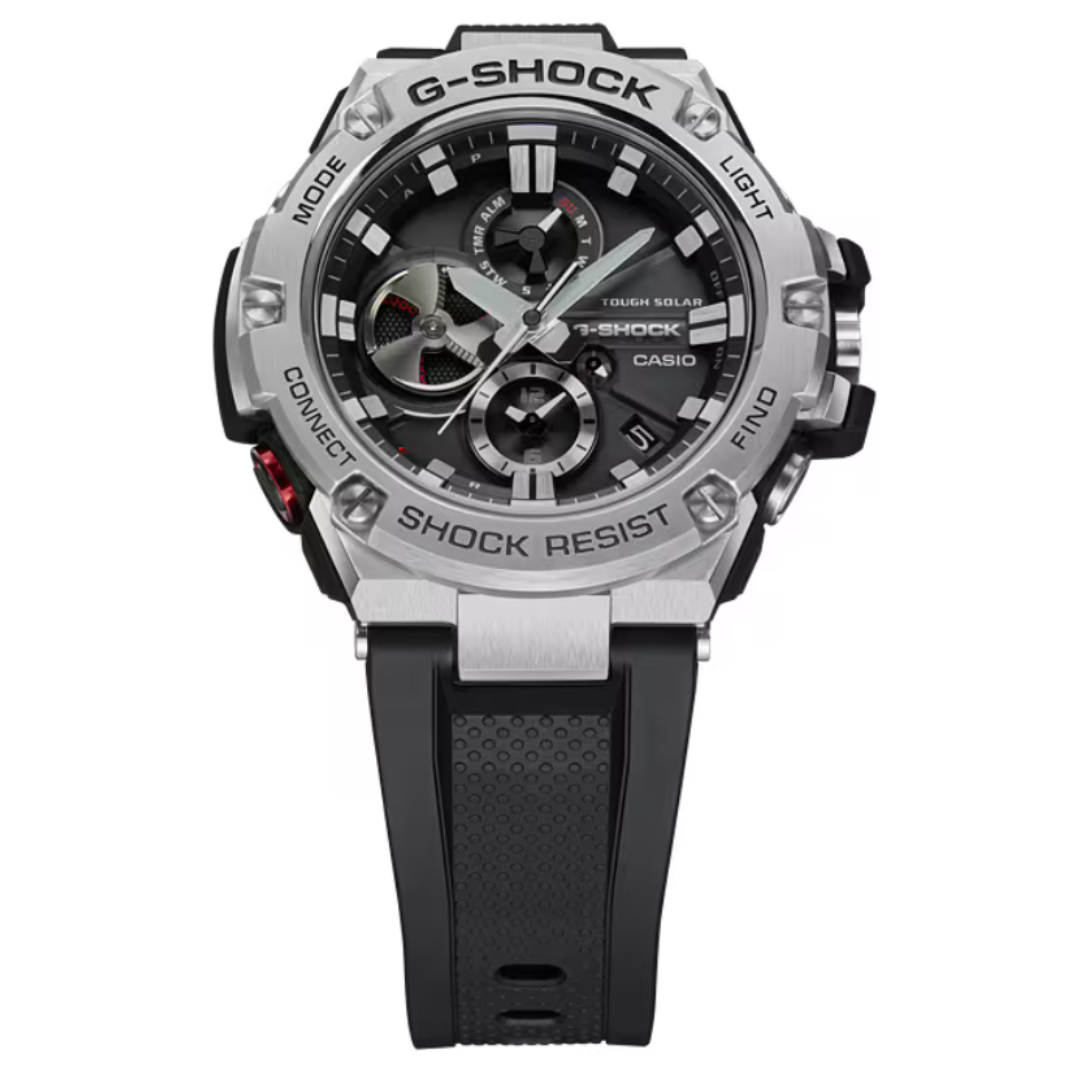 Casio GST-B100-1ADR G789 | G-Shock Men Quartz Black Dial Chronograph Resin Watch