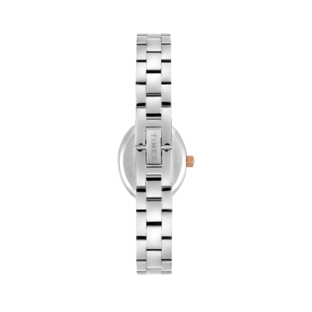Timex TWEL27201 | Timex Oval 23mm Aqua Dial Analog Women Watch