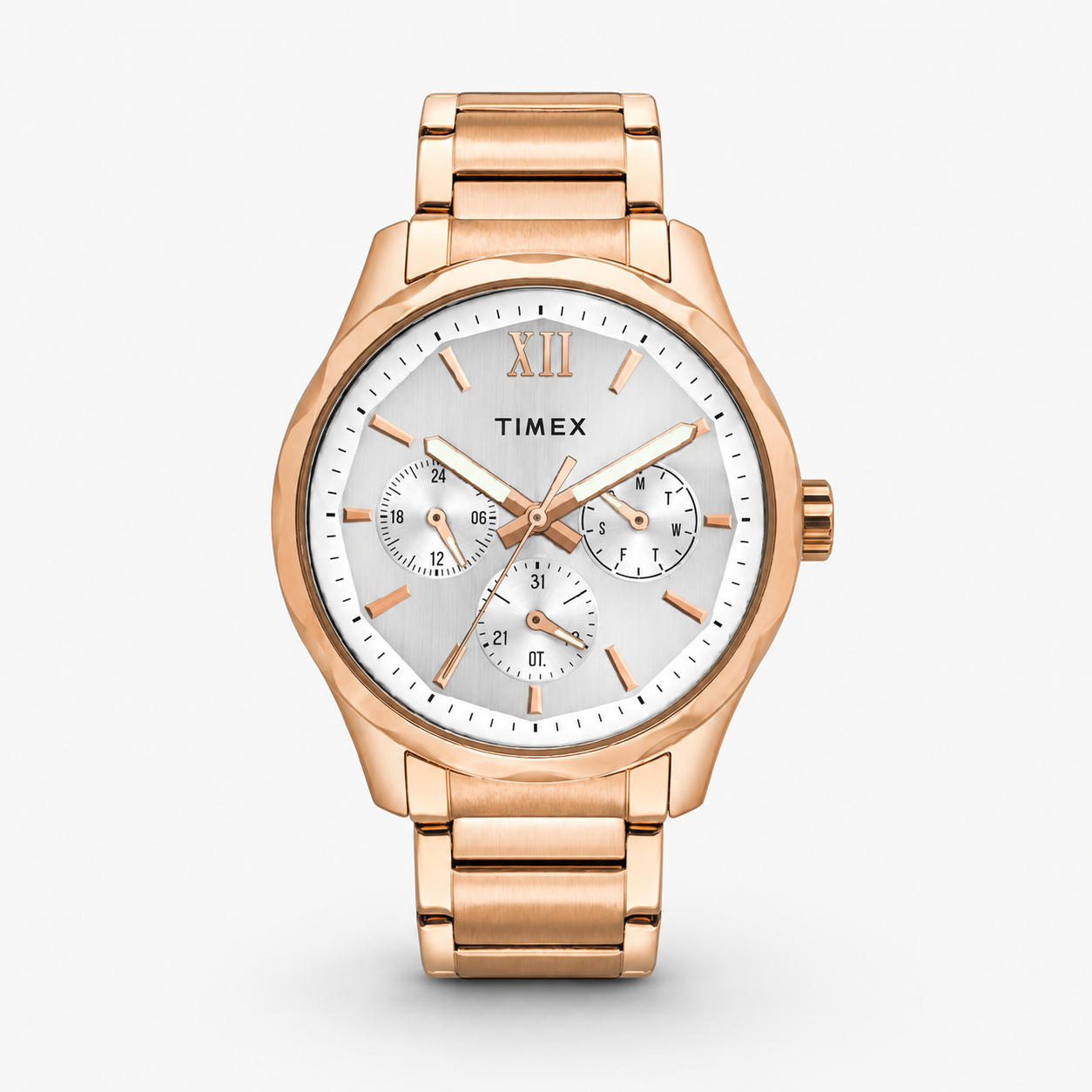 Timex TW0TG7605 | Timex Empera Men's Silver Dial Round Case Multifunction Function Watch