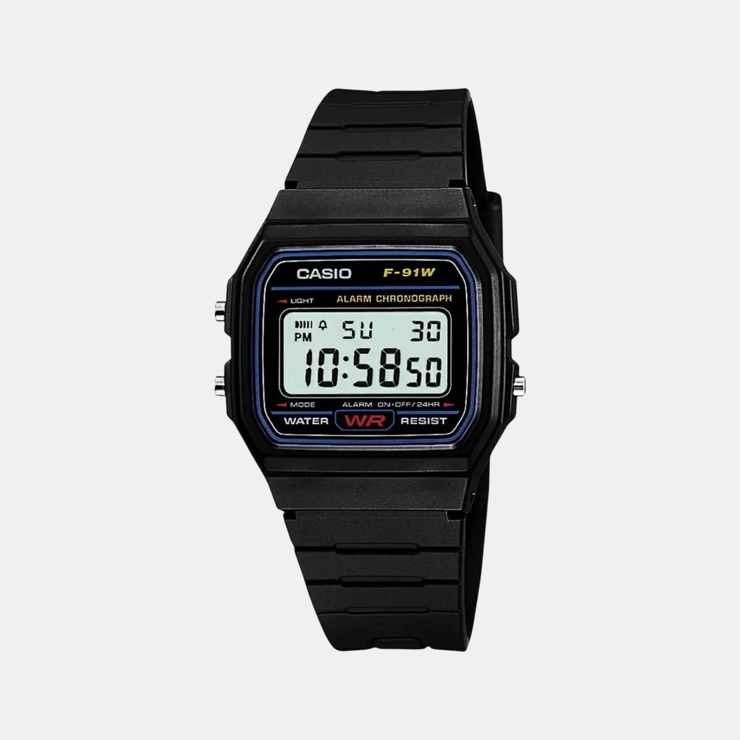 Youth Unisex Quartz Black Dial Digital Resin Watch D002