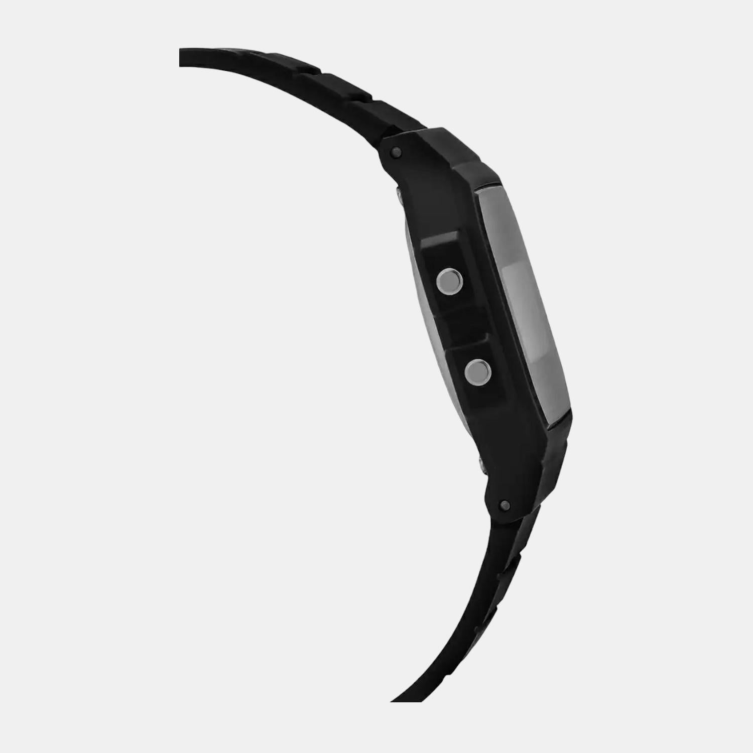 Youth Unisex Quartz Black Dial Digital Resin Watch D002