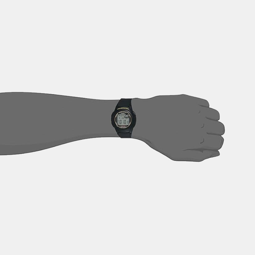 Youth Men Quartz Grey Dial Digital Resin Watch D028