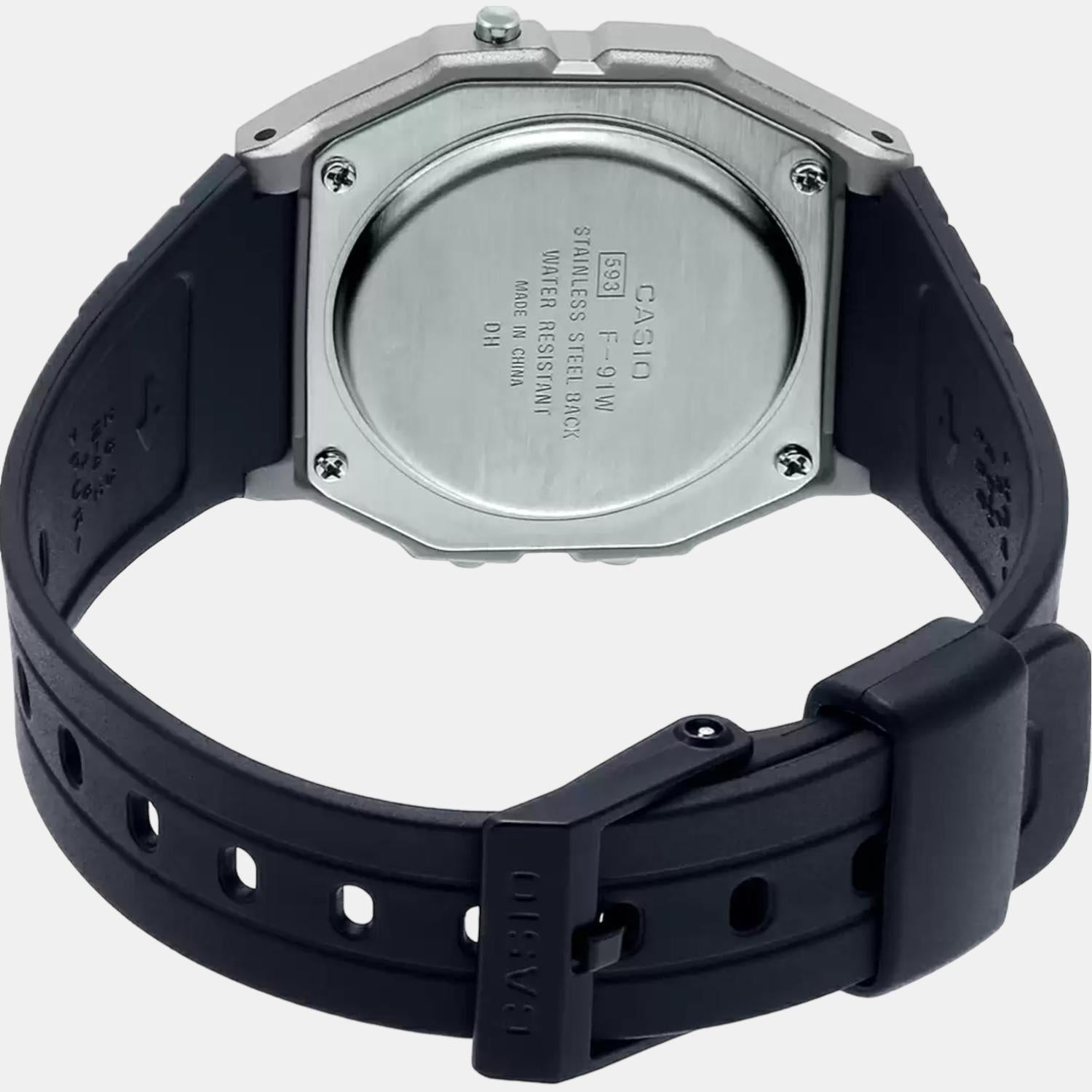 Youth Men Quartz Black Dial Digital Resin Watch D141
