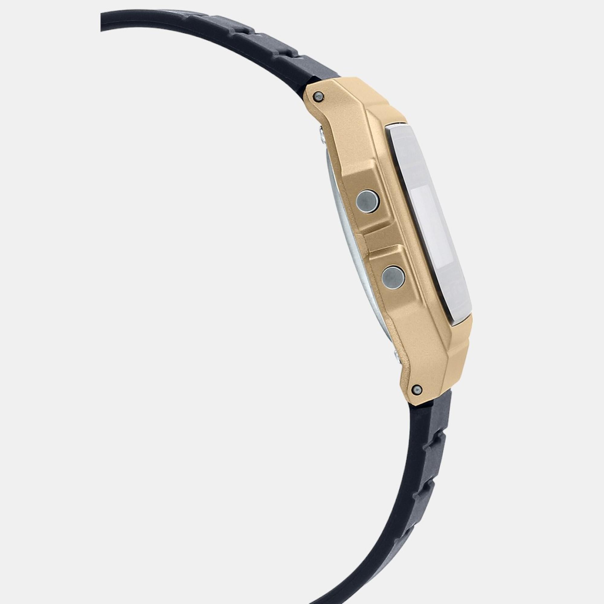 Youth Men Quartz Gold Dial Digital Resin Watch D142