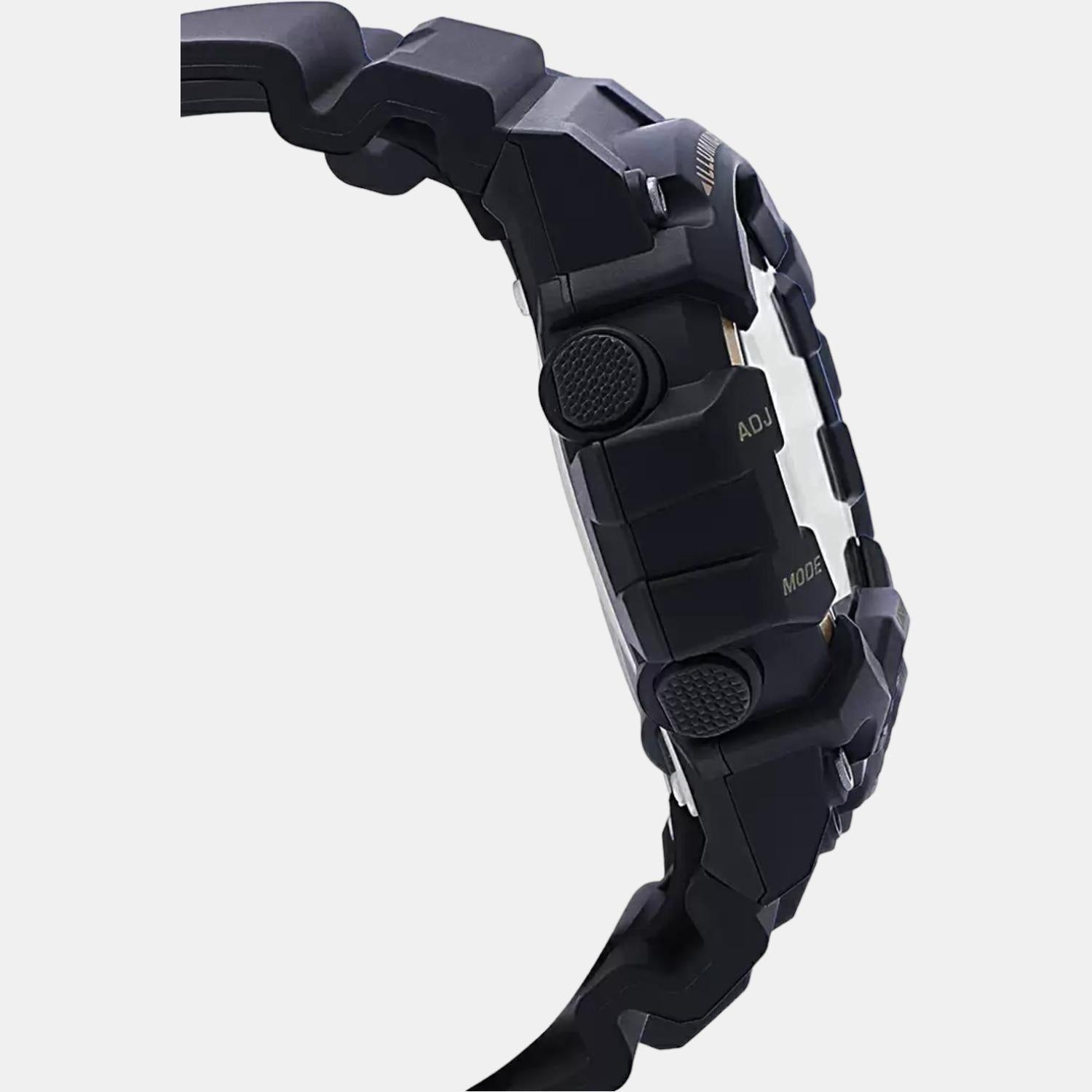 Youth Men Quartz Black Dial Digital Resin Watch D156