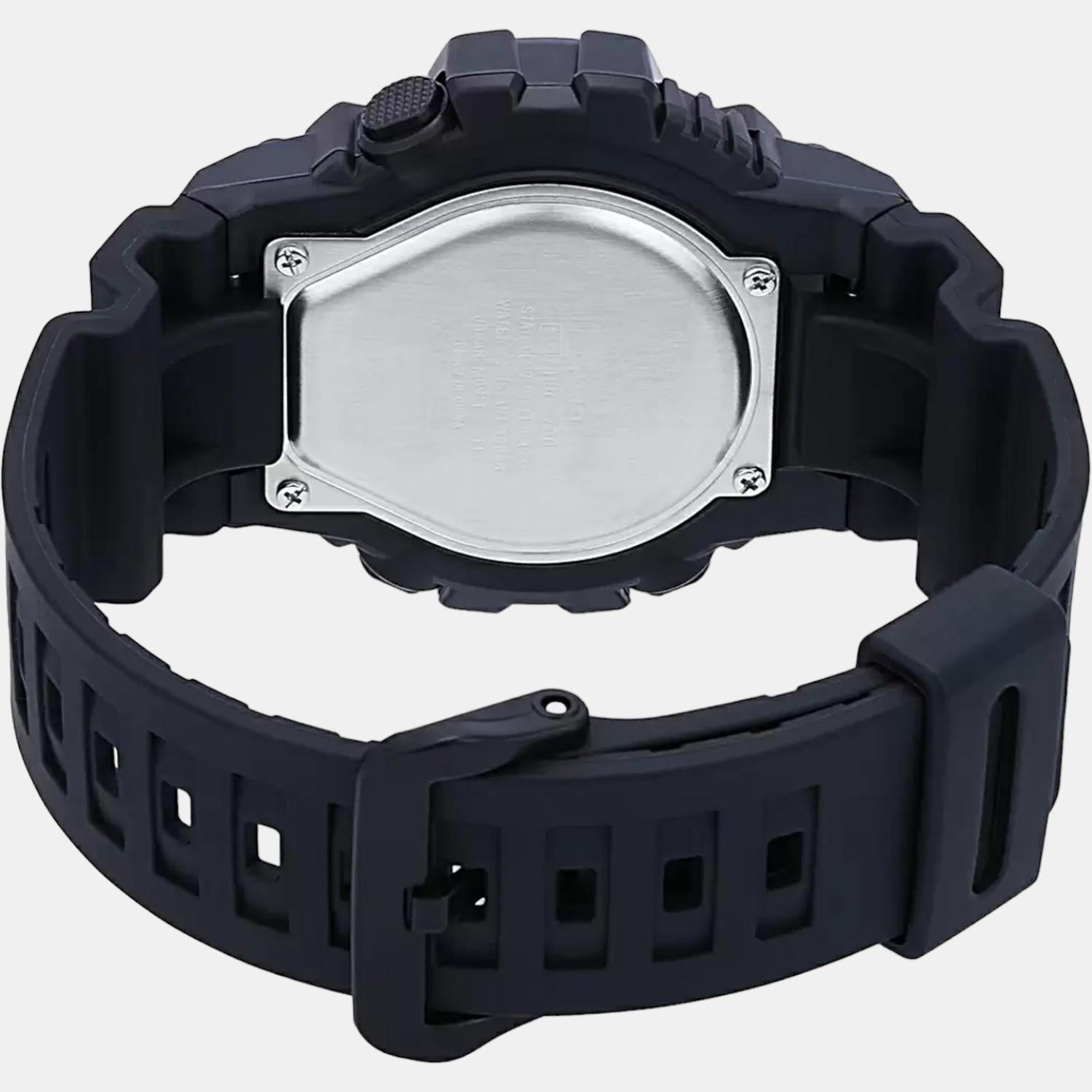 Youth Men Quartz Black Dial Digital Resin Watch D156