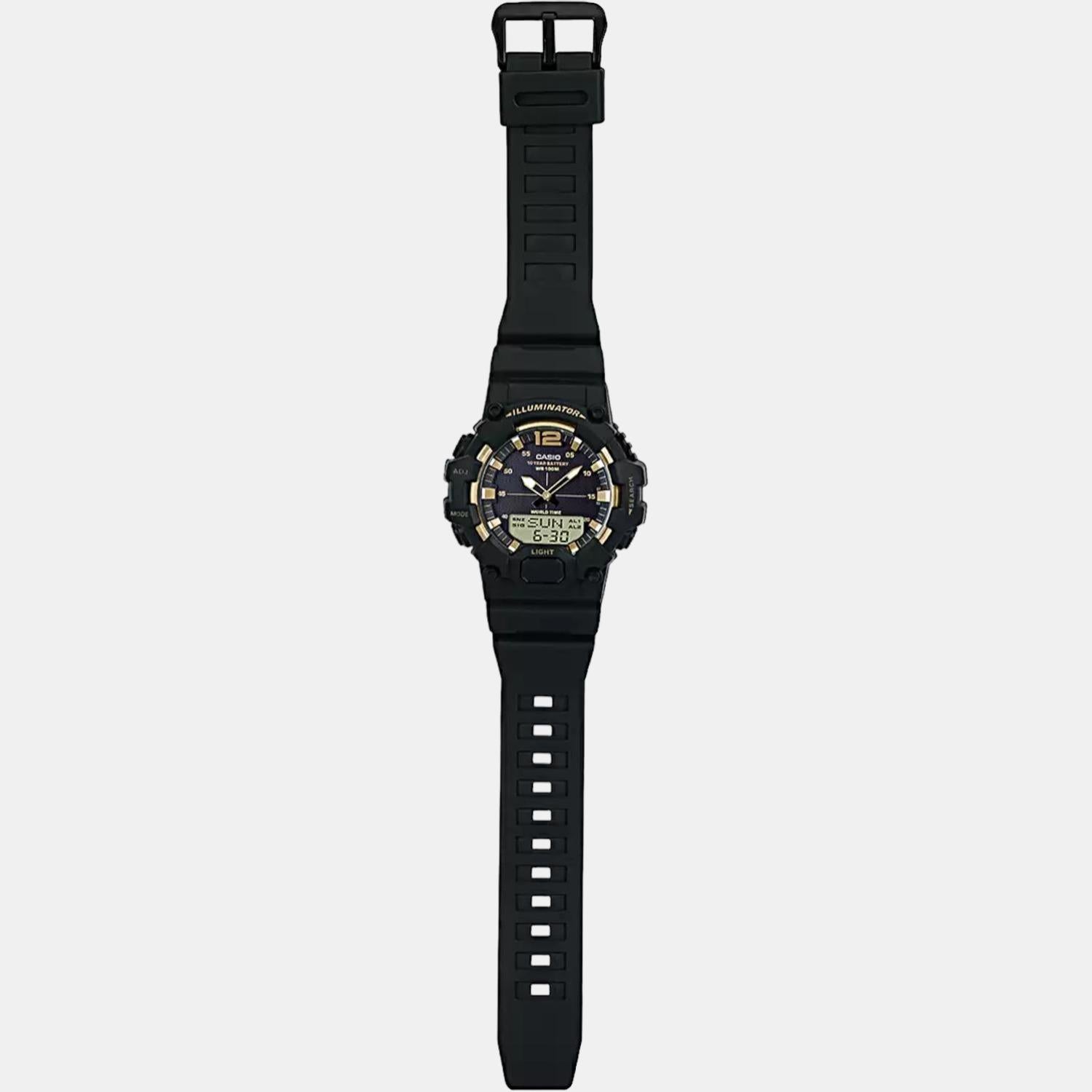 Youth Men Quartz Black Dial Digital Resin Watch D156
