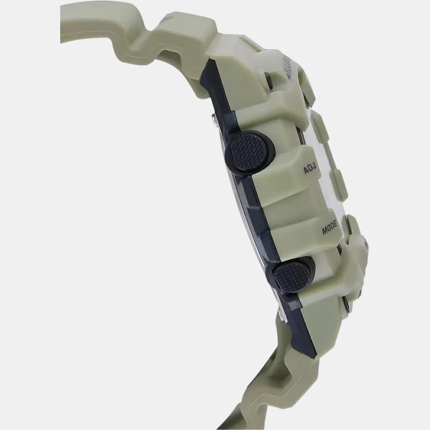 Youth Men Quartz Black Dial Digital Resin Watch D179