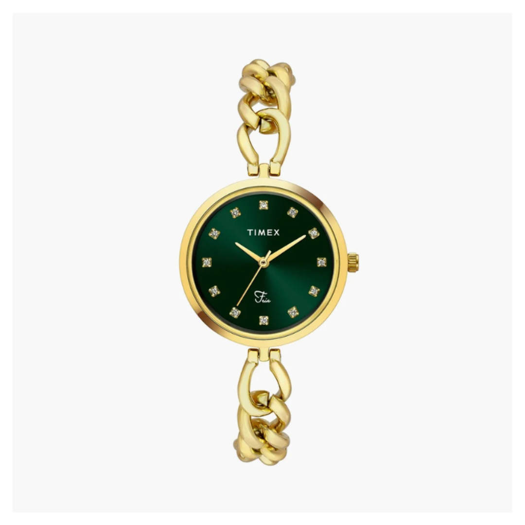 Timex TWEL23801 | Fria Women Quartz Dial Analog Brass Watch.