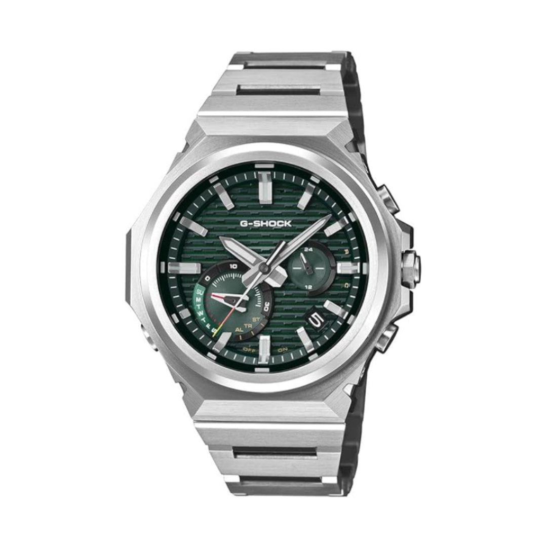 Casio GST-B1000D-3ADR G1772 | G-Shock Men Solar Green Dial Chronograph Stainless Steel Watch