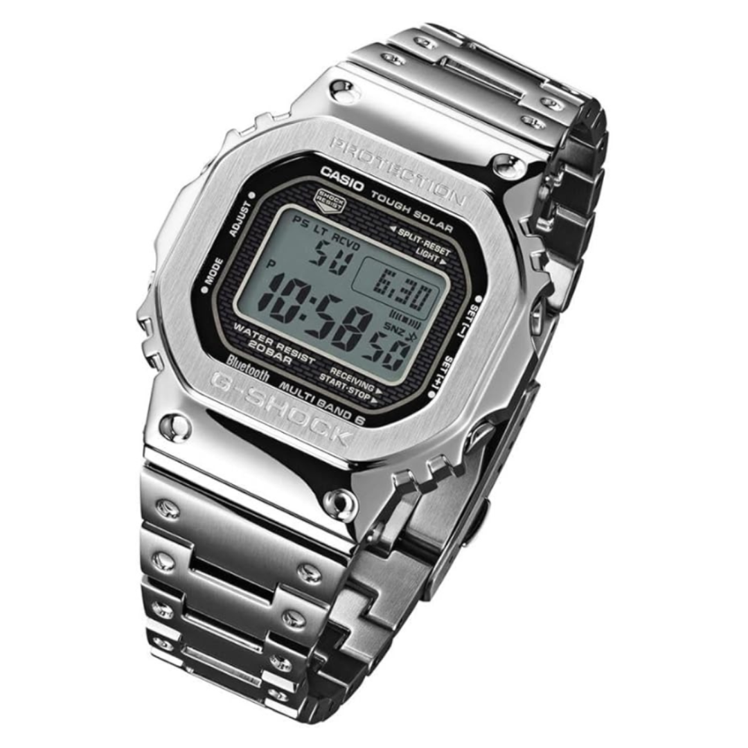 Casio GMW-B5000D-1DR G842 | G-Shock Men Quartz Black Dial Digital Stainless Steel Watch