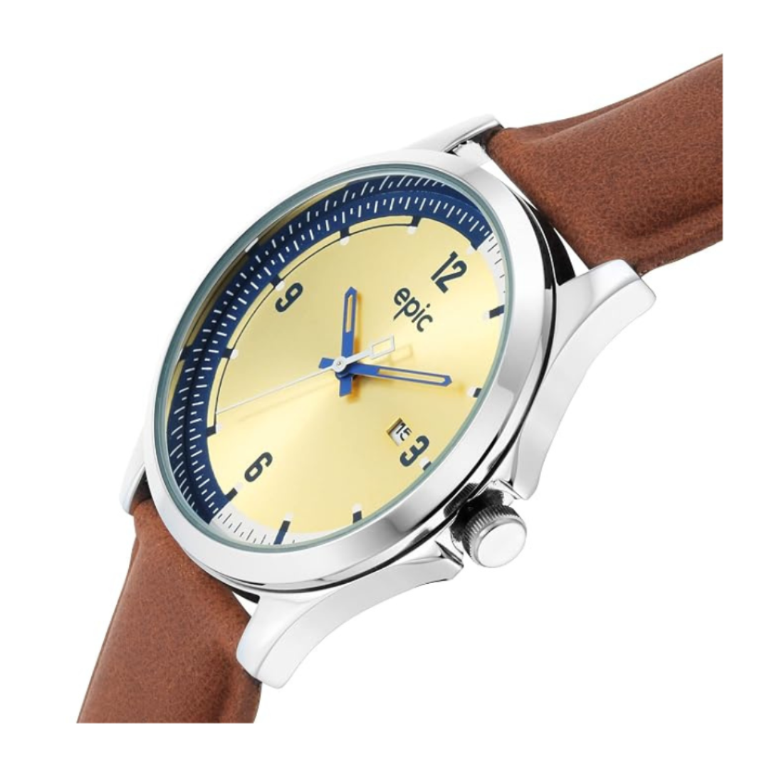 Sonata Epic EP10001SL01 | Epic Analog Watch For Men