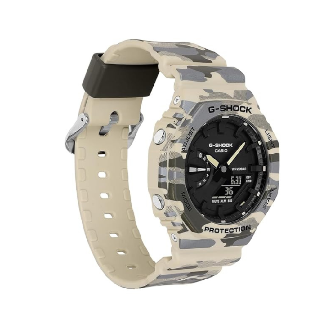 Casio GA-2100CM-5ADR G1793 | Men Quartz Black Dial Analog-Digital Resin Watch