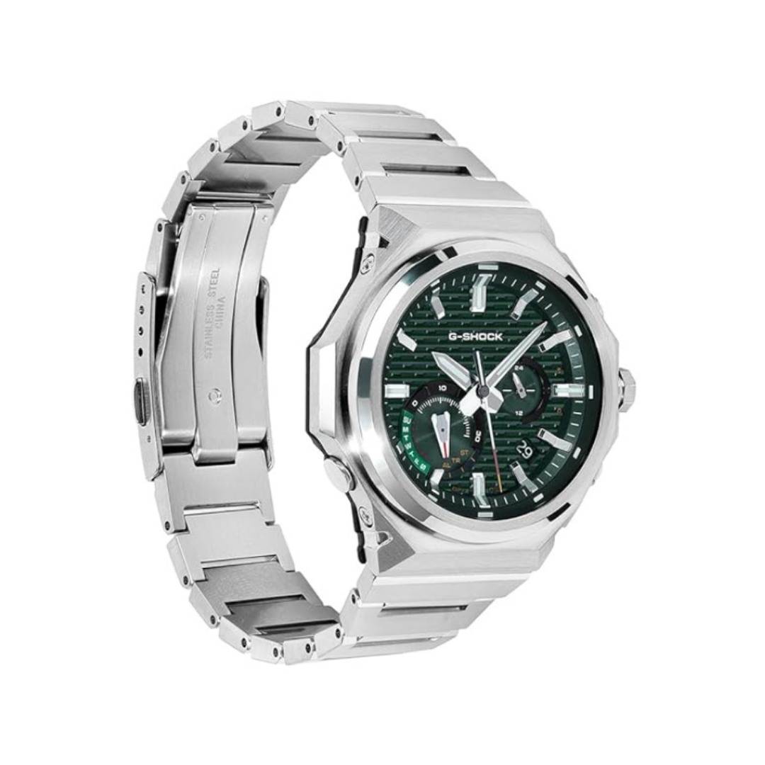 Casio GST-B1000D-3ADR G1772 | G-Shock Men Solar Green Dial Chronograph Stainless Steel Watch