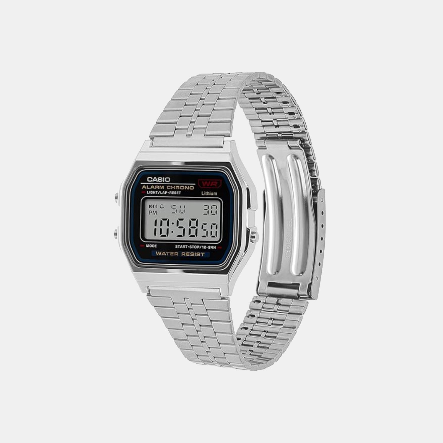 Vintage Unisex Quartz Black Dial Digital Watch D339