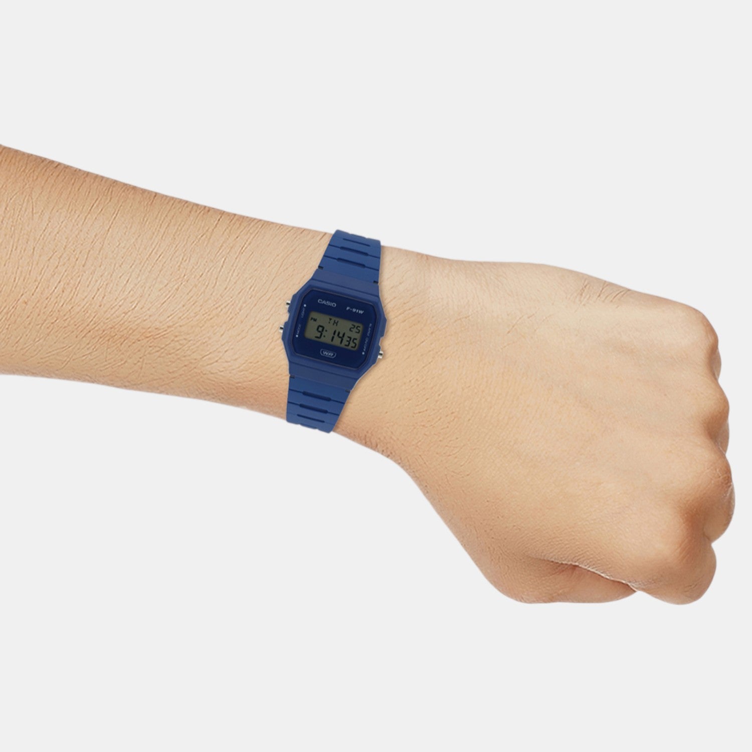 Youth Unisex Quartz Blue Dial Digital Resin Watch D371