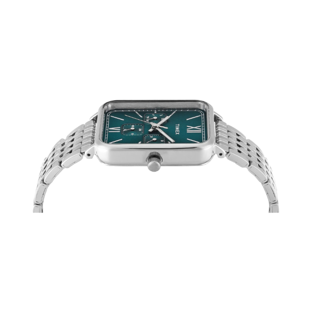 Timex TWEG34600 | Timex Trendline Rectangle 30mm Teal Dial Analog Men Watch