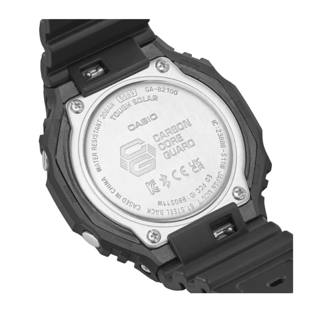 Casio GA-B2100-1ADR G1241 | G-Shock Men Quartz Black Dial Analog-Digital Resin Watch