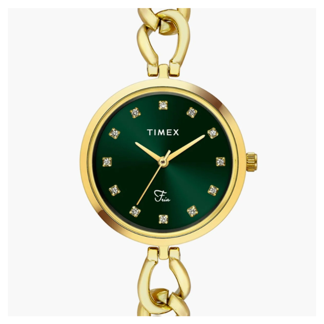 Timex TWEL23801 | Fria Women Quartz Dial Analog Brass Watch.