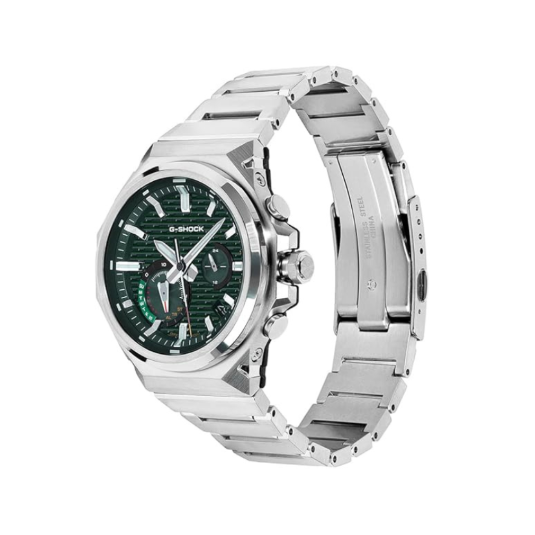 Casio GST-B1000D-3ADR G1772 | G-Shock Men Solar Green Dial Chronograph Stainless Steel Watch