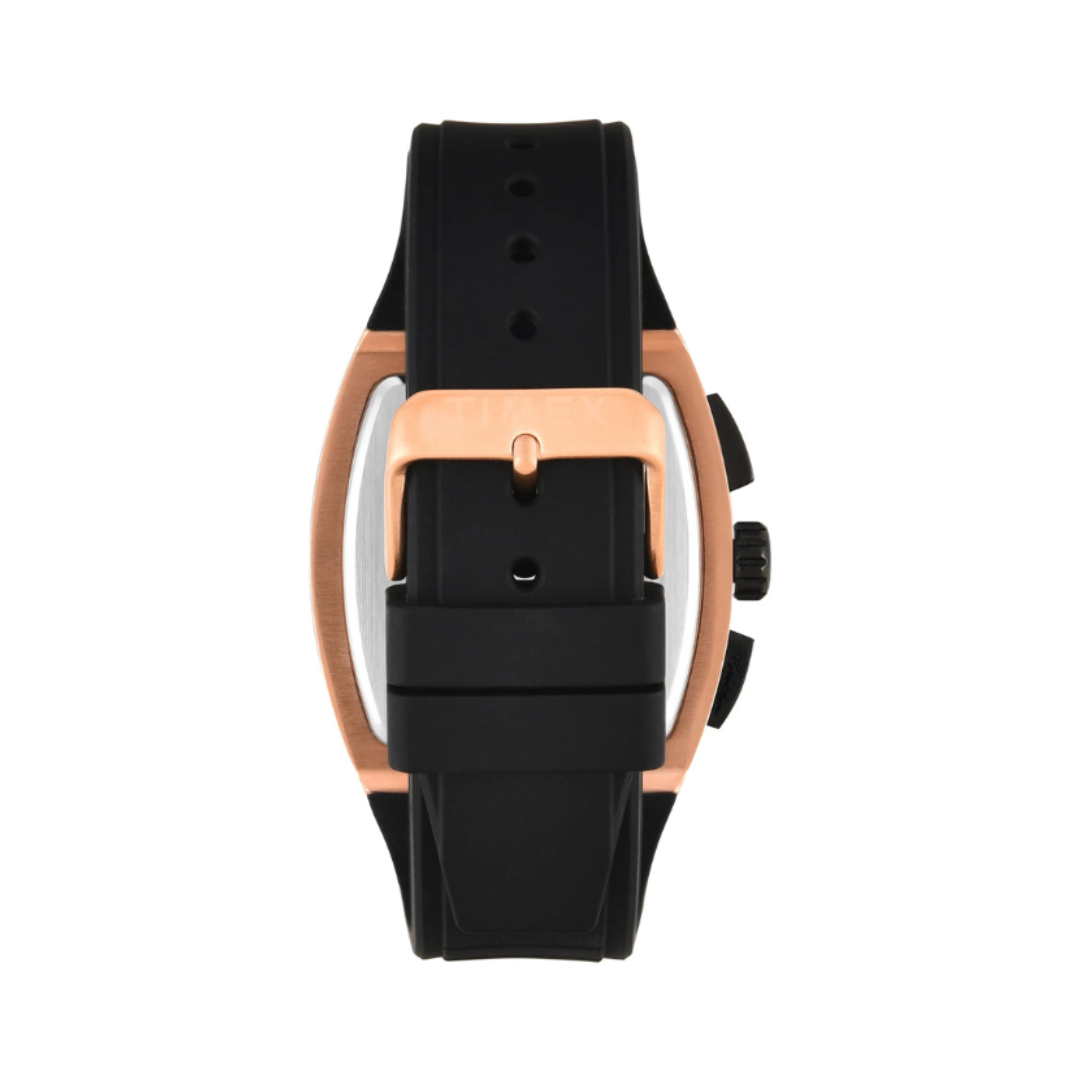 Timex TWEG262O1 | TIMEX Vector Men Black Rectangle Chronograph Dial Analog Watch