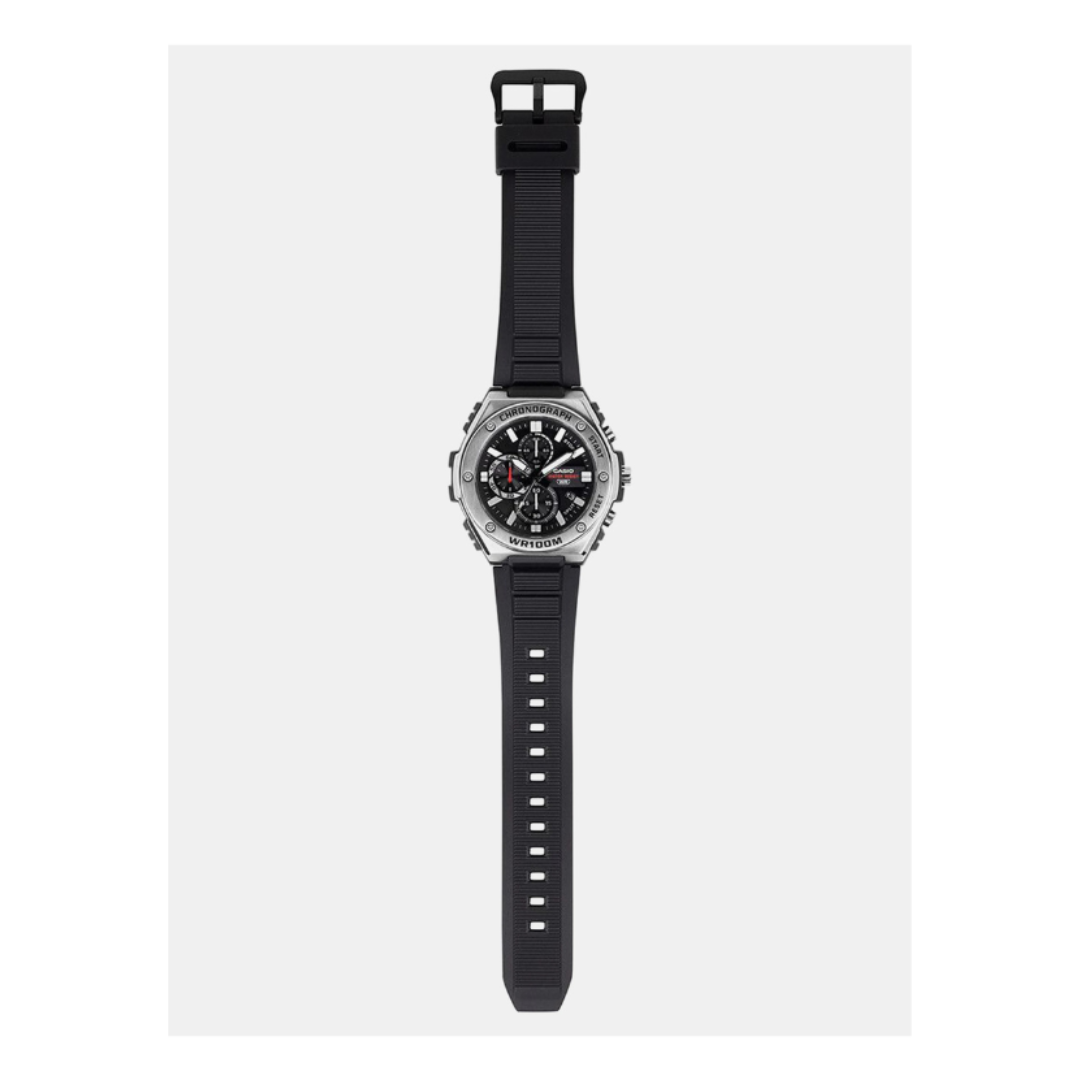 Casio AD281 | Youth Unisex Quartz Black Dial Chronograph Resin Watch MWA-300H-1AV.