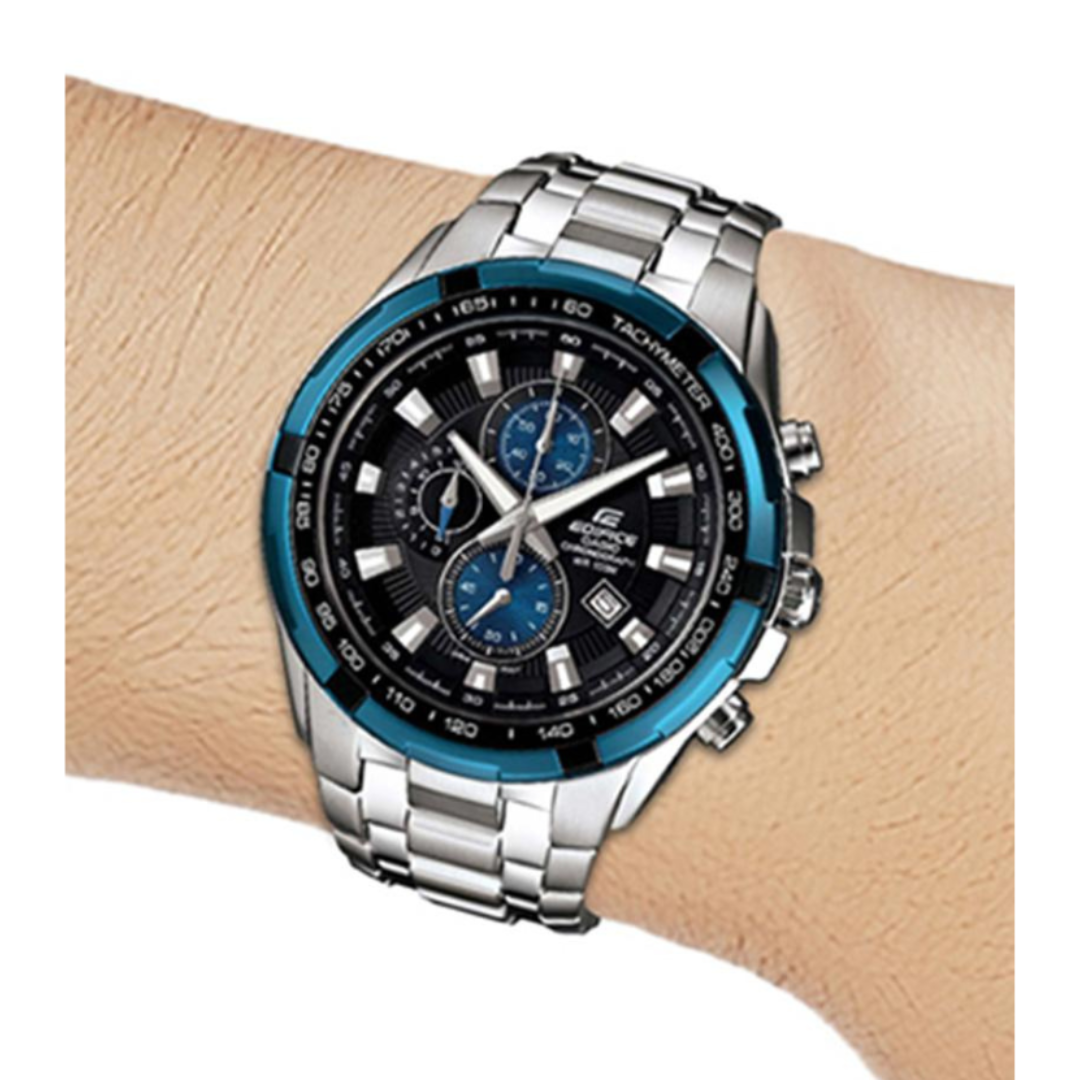 Casio EF-539D-1A2VUDF ED462 | Edifice Men Quartz Black Dial Chronograph Stainless Steel Watch