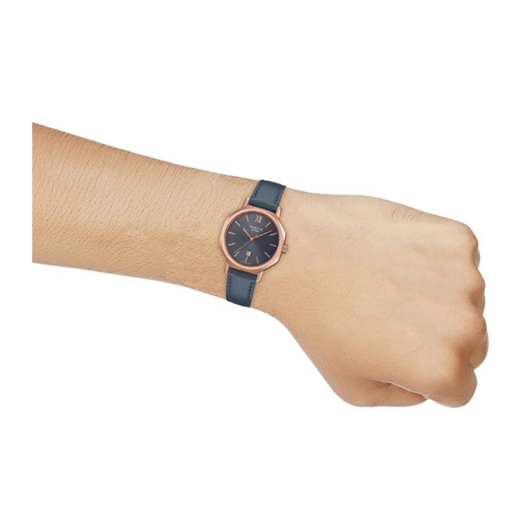 Casio SHE-4554PGL-8AUDF SH291 | Sheen Women Quartz Black Dial Analog Leather Watch