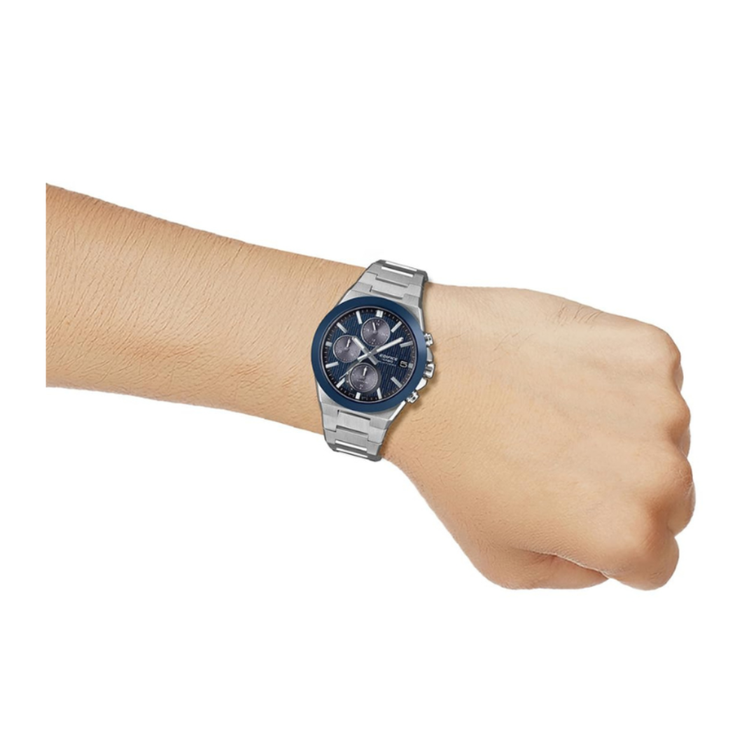 Casio EFS-S650D-2ADF ED680 | Edifice Men Quartz Blue Dial Analog Stainless Steel Watch