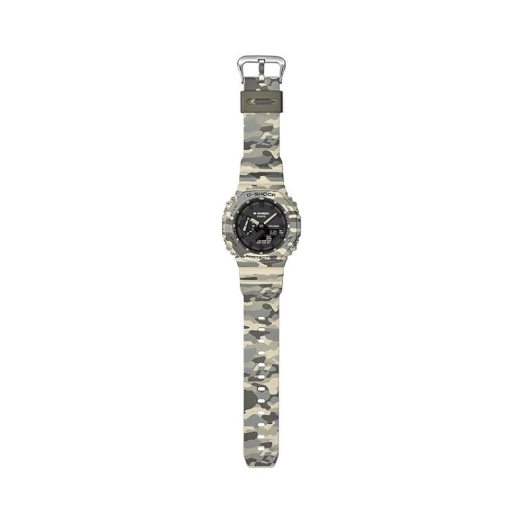 Casio GA-2100CM-5ADR G1793 | Men Quartz Black Dial Analog-Digital Resin Watch