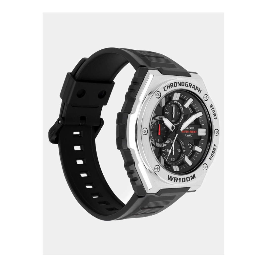 Casio AD281 | Youth Unisex Quartz Black Dial Chronograph Resin Watch MWA-300H-1AV.