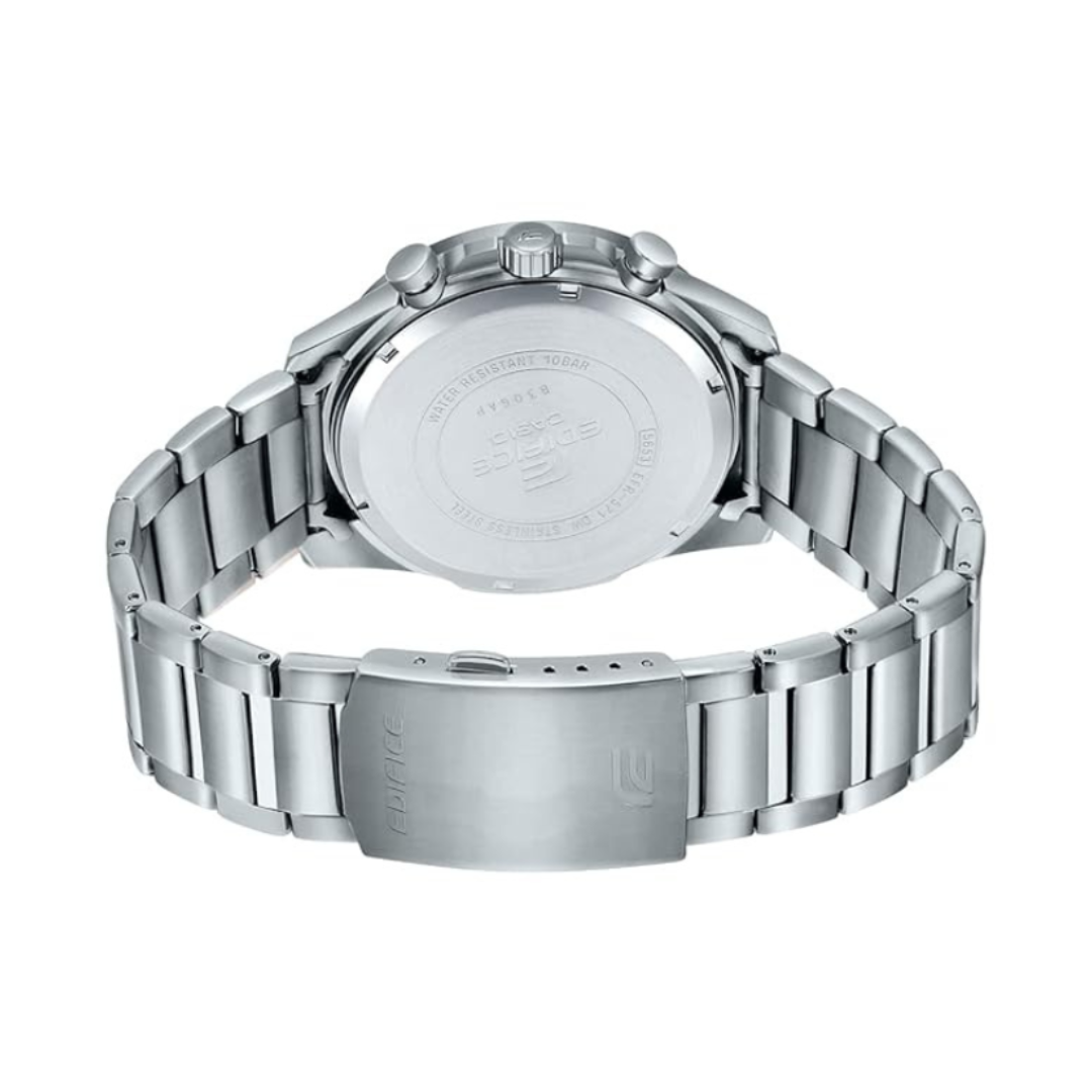 Casio EFR-571D-1AVUDF ED512 | Edifice Men Quartz Black Dial Chronograph Stainless Steel Watch