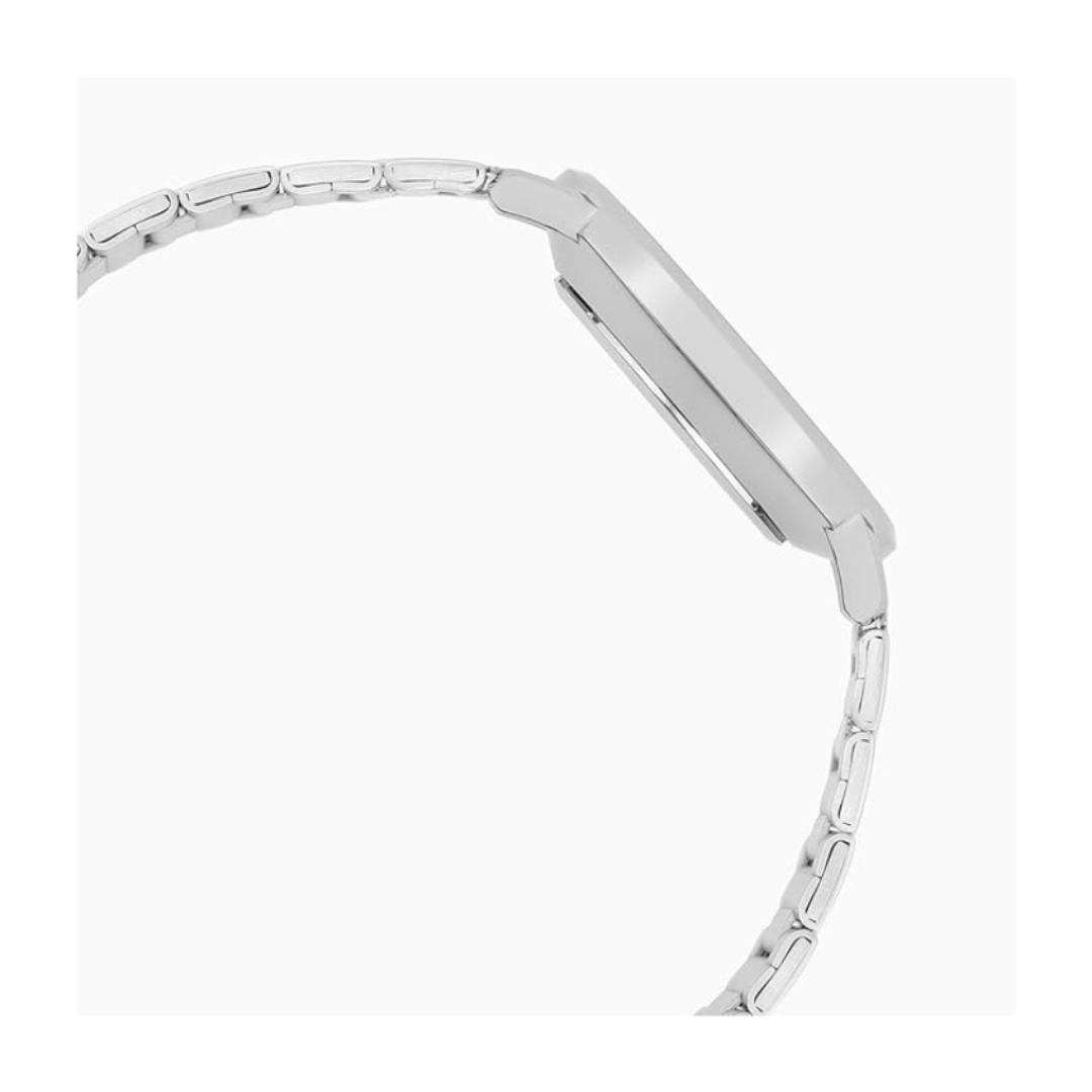 Casio MTP-VT03D-7BDF A2407 | Enticer Men Quartz White Dial Analog Stainless Steel Watch