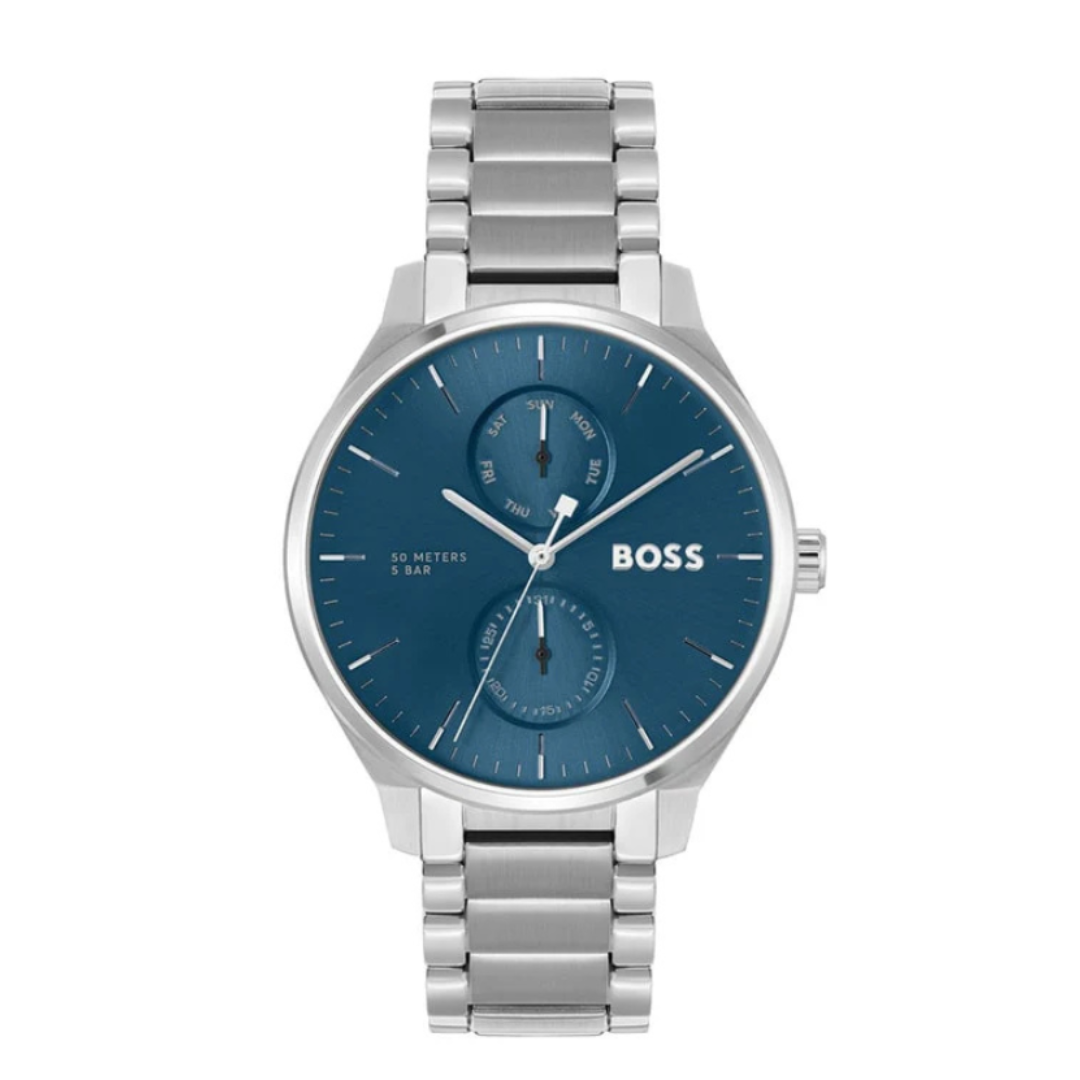 Boss 1514106 | Tyler Men Quartz Blue Dial Chronograph Stainless Steel Watch
