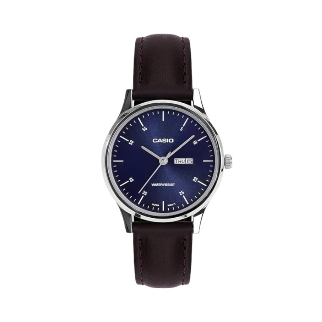 Casio LTP-SN8YRL-2B A2511 | LTP Women Quartz Blue Dial Analog Leather Watch
