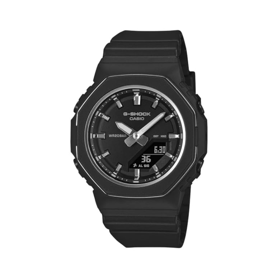 Casio GMA-P2110-1ADR G1774 | G-Shock Women Quartz Black Dial Analog-Digital Resin Watch