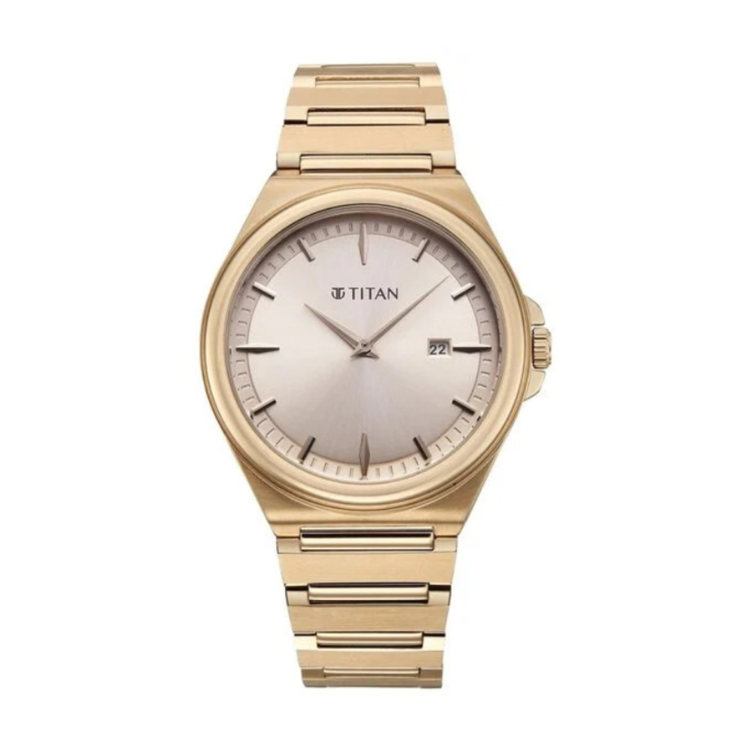 Titan 90261WM01 | Titan Classique Sleek fit Quartz Analog Executive Style Watch