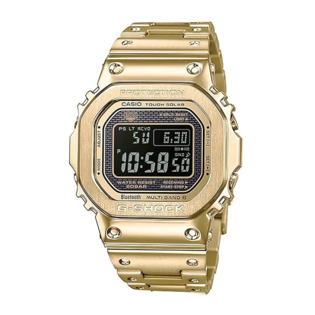 Casio GMW-B5000GD-9DR G902 | Classics Men Quartz Black Dial Digital Stainless Steel Watch