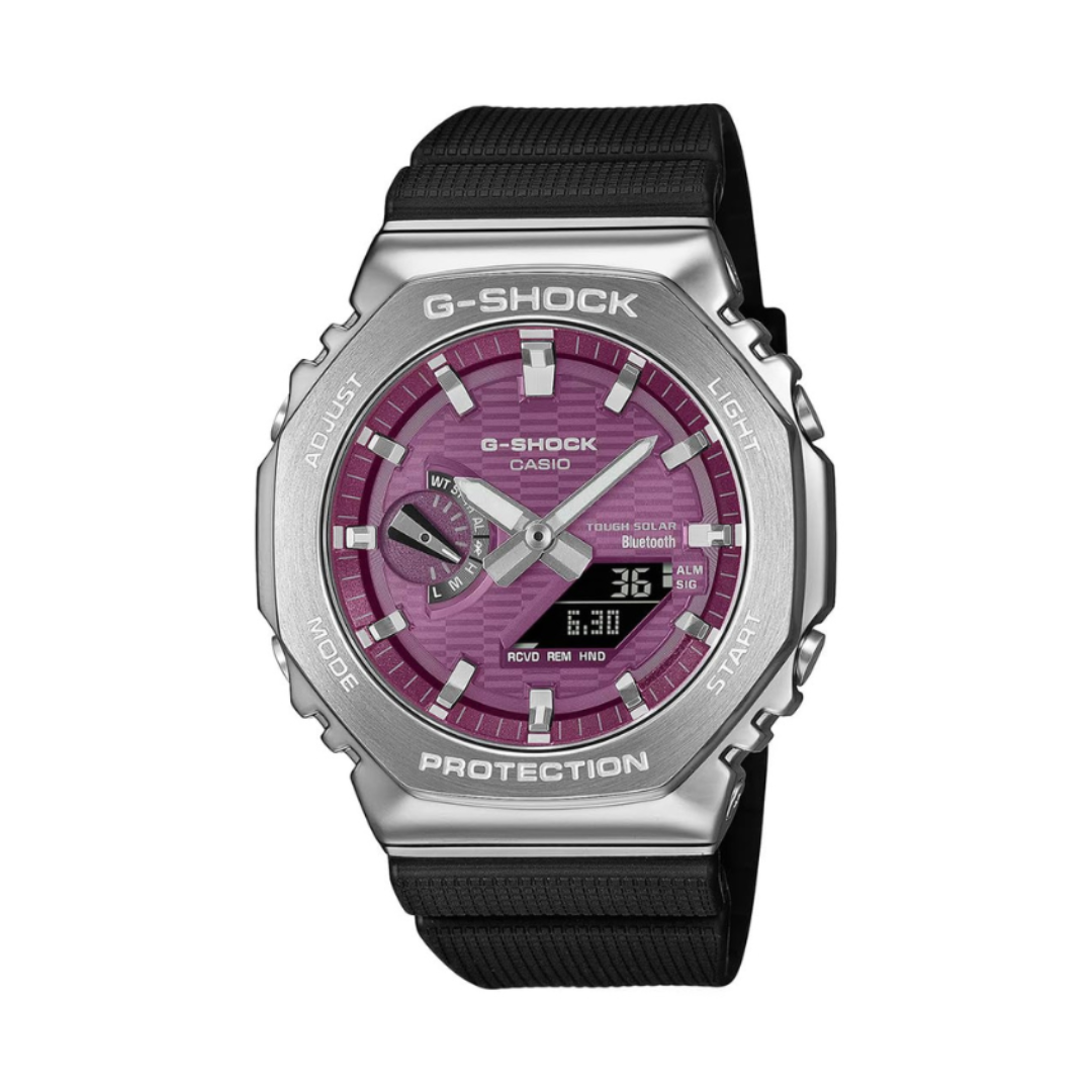 Casio GBM-2100A-4BDR G1735 | G-Shock Men Quartz Purple Dial Analog-Digital Resin Watch
