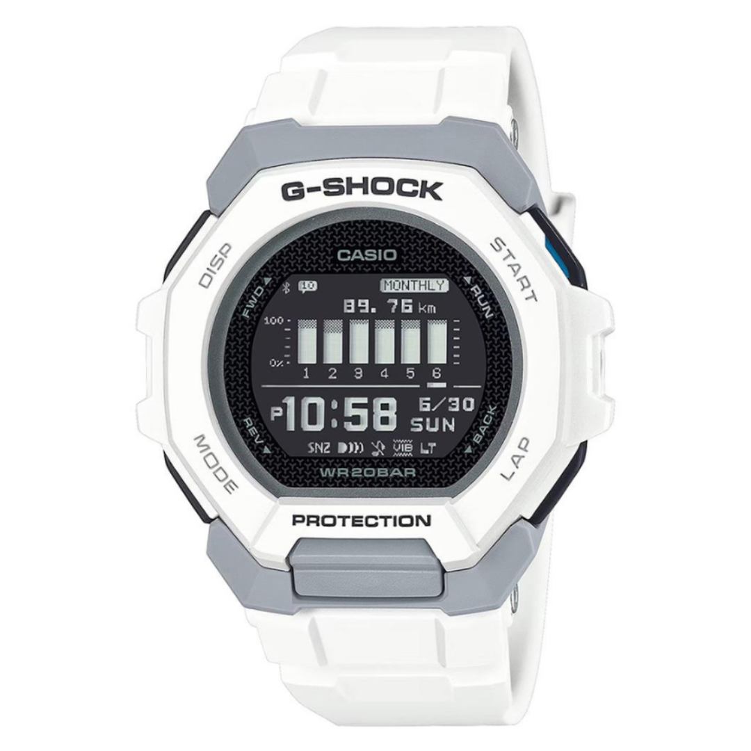 Casio GBD-300-7DR G1587 | G-Shock Men Quartz Black Dial Digital Resin Watch.