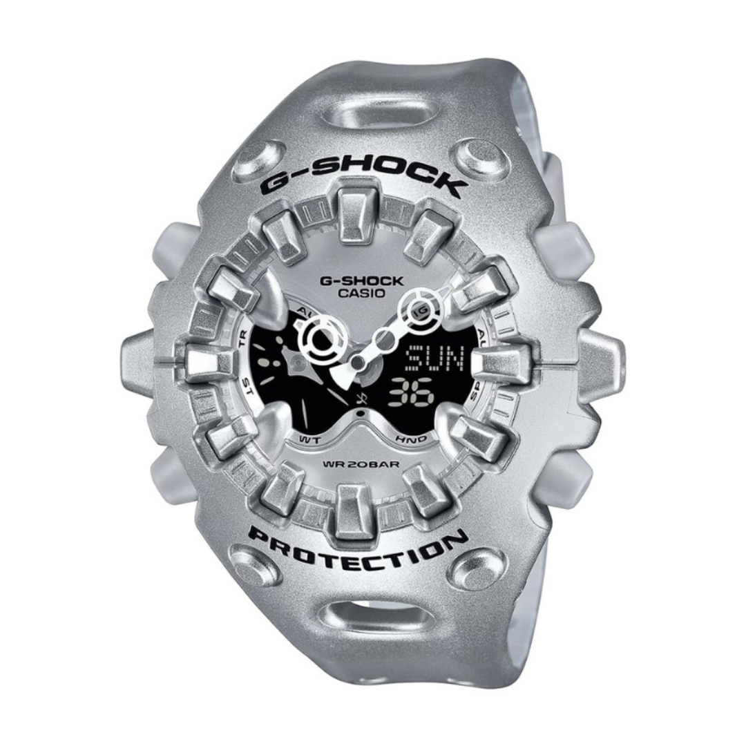 Casio GA-V01A-8ADR G1705 | G-Shock Men Quartz Silver Dial Analog-Digital Resin Watch