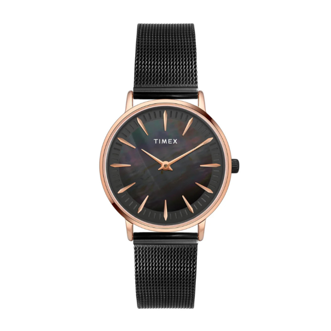 Timex TWEL15608 | Fashion Women Quartz Dial Analog Stainless Steel Watch.
